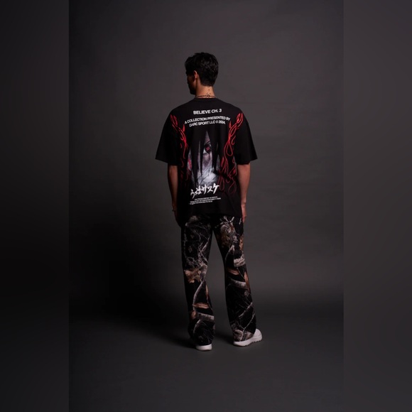 THE PATH I WALK V2 "PREMIUM" OVERSIZED TEE IN BLACK - Picture 4 of 12